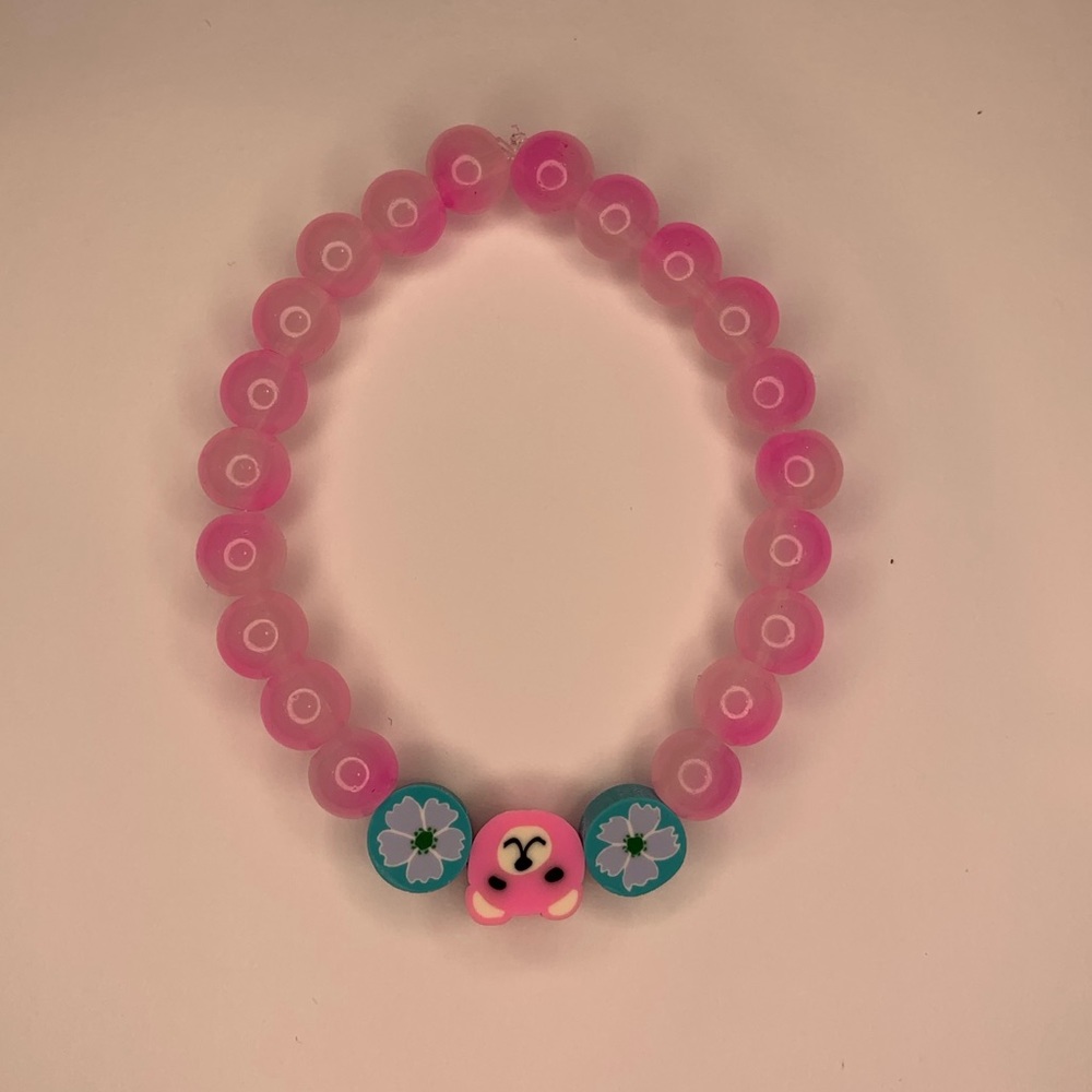 👾5 for $25 Cute pink handmade bracelet